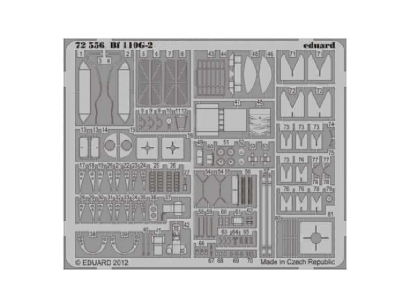 Bf 110G-2 1/72 - Eduard - zdjęcie 1 Bf 110G-2 1/72 - Eduard - zdjęcie 1