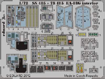 EA-18G interior S. A. 1/72 - Hasegawa - zdjęcie 1