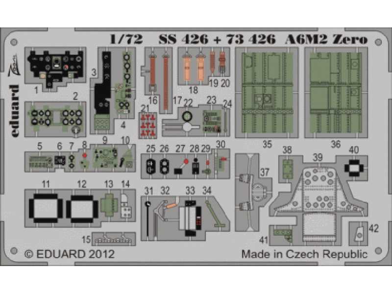 A6M2 Zero S. A. 1/72 - Airfix - zdjęcie 1 A6M2 Zero S. A. 1/72 - Airfix - zdjęcie 1
