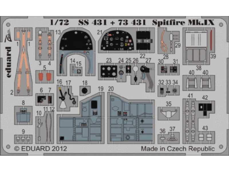Spitfire Mk. IX 1/72 - Italeri - zdjęcie 1 Spitfire Mk. IX 1/72 - Italeri - zdjęcie 1