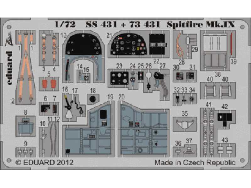 Spitfire Mk. IX 1/72 - Italeri - zdjęcie 1