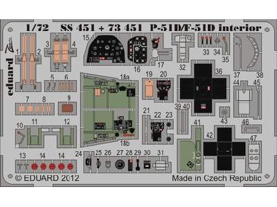 P-51D/ F-51 interior S. A. 1/72 - Airfix - zdjęcie 1