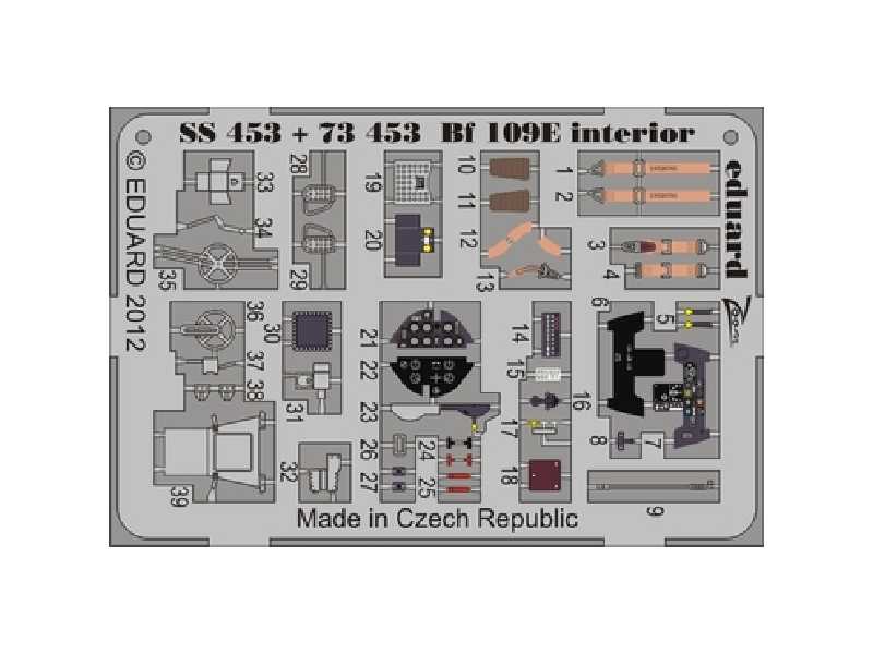 Bf 109E interior S. A. 1/72 - Airfix - zdjęcie 1