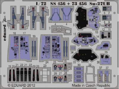 Su-27UB interior S. A. 1/72 - Trumpeter - zdjęcie 1