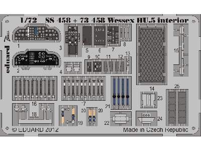 Wessex HU.5 interior S. A. 1/72 - Italeri - zdjęcie 1