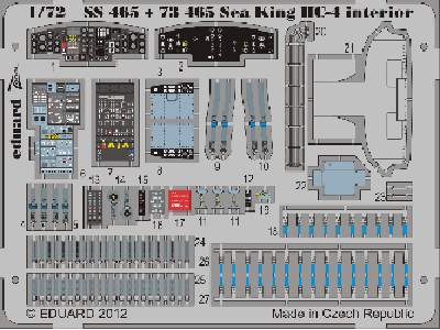 Sea King HC-4 interior S. A. 1/72 - Cyber Hobby - zdjęcie 1