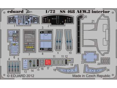 Sea King AEW.2 interior S. A. 1/72 - Cyber Hobby - zdjęcie 1