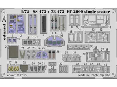 EF-2000 single seater 1/72 - Hasegawa - zdjęcie 1