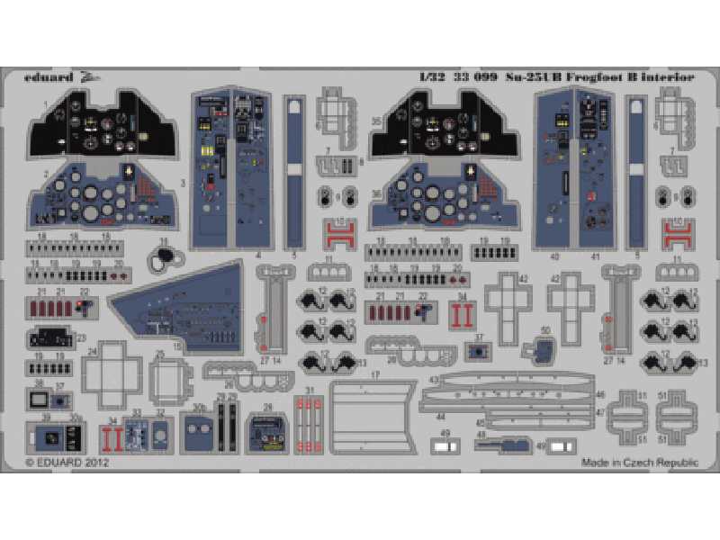 Su-25UB Frogfoot B interior S. A. 1/32 - Trumpeter - zdjęcie 1