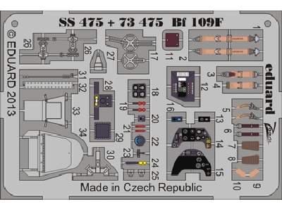 Bf 109F S. A. 1/72 - Zvezda - zdjęcie 1