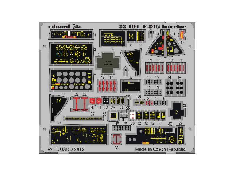 F-84G Interior S. A. 1/32 - Hobby Boss - zdjęcie 1 F-84G Interior S. A. 1/32 - Hobby Boss - zdjęcie 1