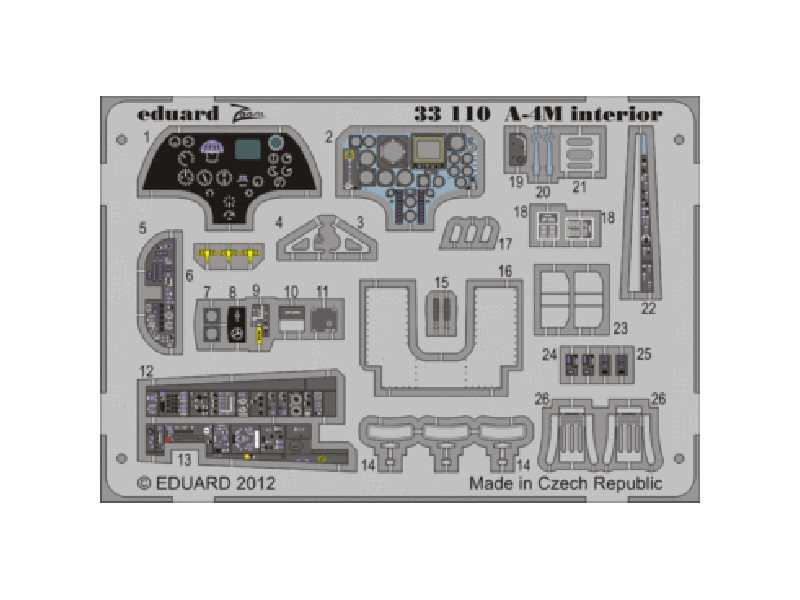 A-4M interior S. A. 1/32 - Trumpeter - zdjęcie 1 A-4M interior S. A. 1/32 - Trumpeter - zdjęcie 1