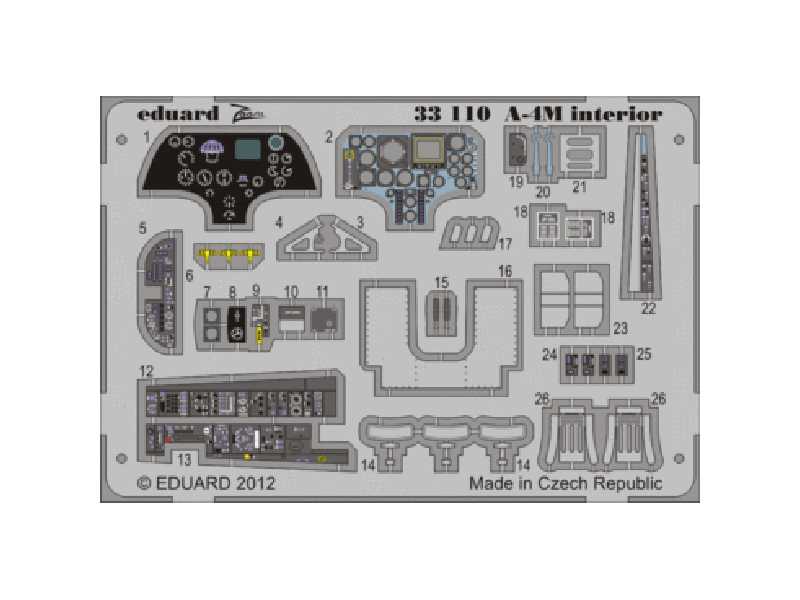 A-4M interior S. A. 1/32 - Trumpeter - zdjęcie 1