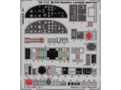 B-25J bomber cockpit interior 1/32 - Hobby Boss - zdjęcie 1