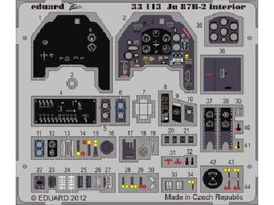 Ju 87B-2 interior S. A. 1/32 - Trumpeter - zdjęcie 1