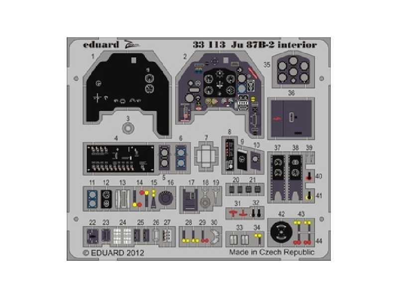 Ju 87B-2 interior S. A. 1/32 - Trumpeter - zdjęcie 1 Ju 87B-2 interior S. A. 1/32 - Trumpeter - zdjęcie 1