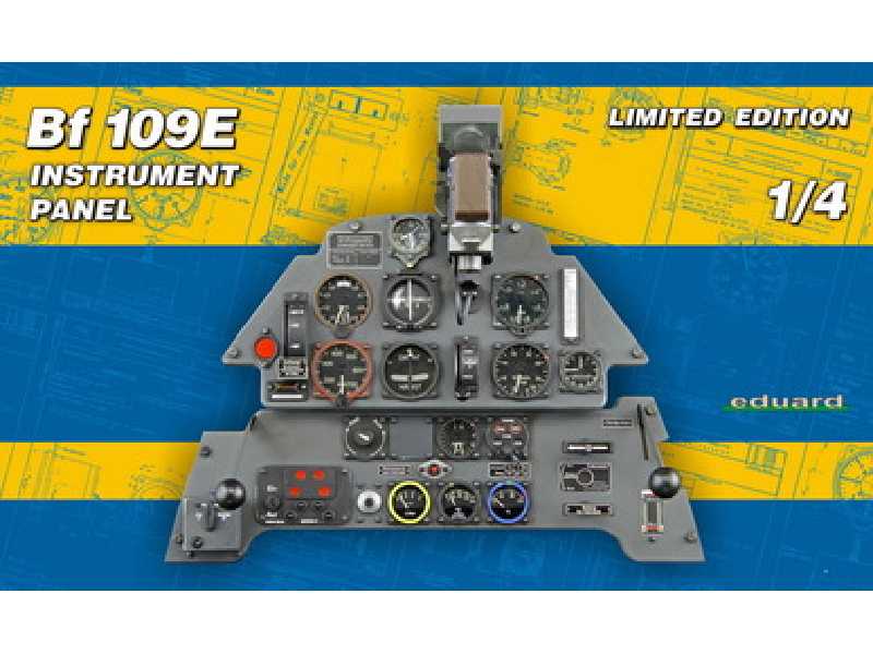 Bf 109E instrument panel 1/4 - zdjęcie 1 Bf 109E instrument panel 1/4 - zdjęcie 1