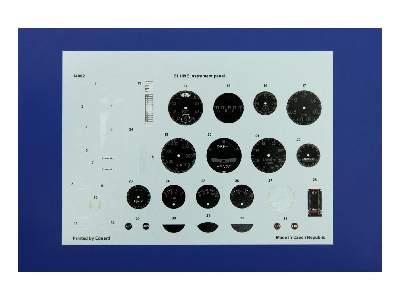 Bf 109E instrument panel 1/4 - zdjęcie 6