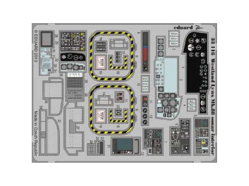 Lynx Mk.88 sonar interior S. A. 1/32 - Revell - zdjęcie 1 Lynx Mk.88 sonar interior S. A. 1/32 - Revell - zdjęcie 1