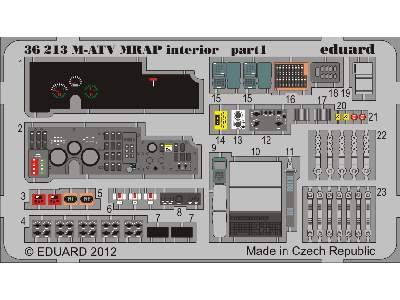 M-ATV MRAP interior 1/35 - Kinetic - zdjęcie 2