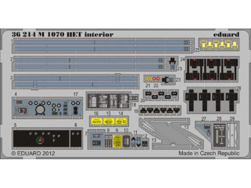 M 1070 HET interior 1/35 - Hobby Boss - zdjęcie 1