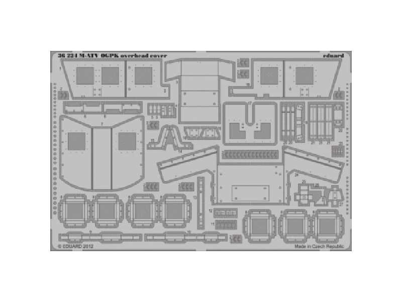 M-ATV OGPK overhead cover 1/35 - Kinetic - zdjęcie 1 M-ATV OGPK overhead cover 1/35 - Kinetic - zdjęcie 1