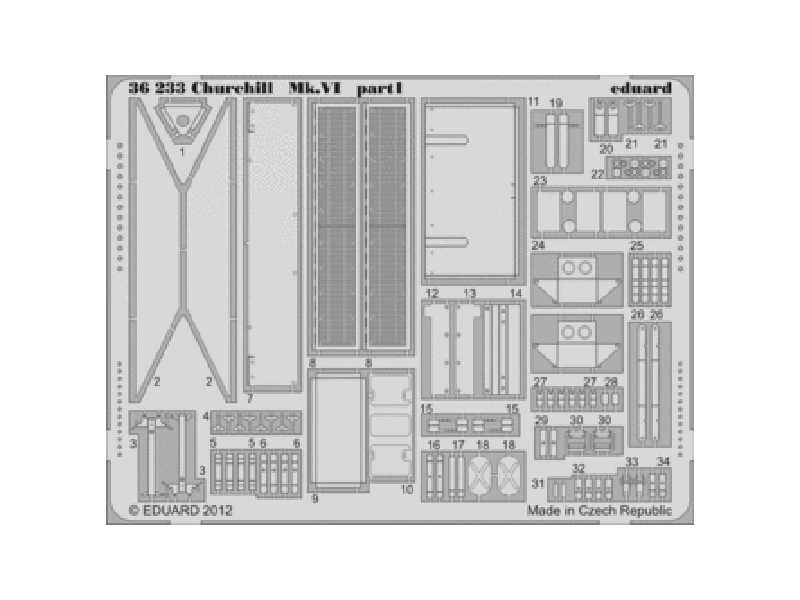 Churchill Mk. VI 1/35 - Afv Club - zdjęcie 1 Churchill Mk. VI 1/35 - Afv Club - zdjęcie 1