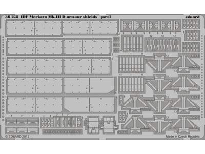 IDF Merkava Mk. IIID armour shields 1/35 - Hobby Boss - zdjęcie 1