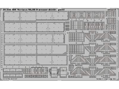 IDF Merkava Mk. IIID armour shields 1/35 - Hobby Boss - zdjęcie 2