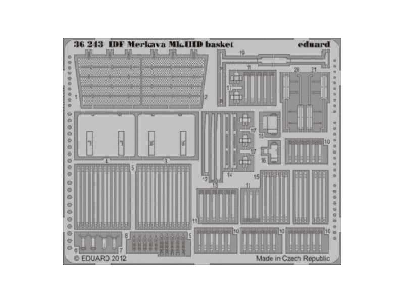 IDF Merkava Mk. IIID basket 1/35 - Meng - zdjęcie 1 IDF Merkava Mk. IIID basket 1/35 - Meng - zdjęcie 1