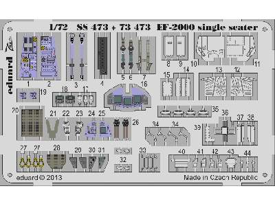 EF-2000 single seater 1/72 - Hasegawa - zdjęcie 1