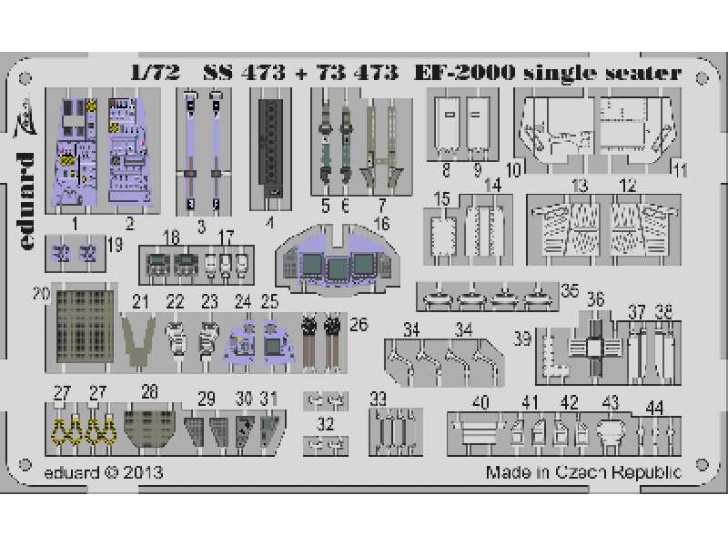 EF-2000 single seater 1/72 - Hasegawa - zdjęcie 1