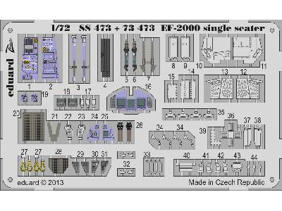 EF-2000 single seater 1/72 - Hasegawa - zdjęcie 2