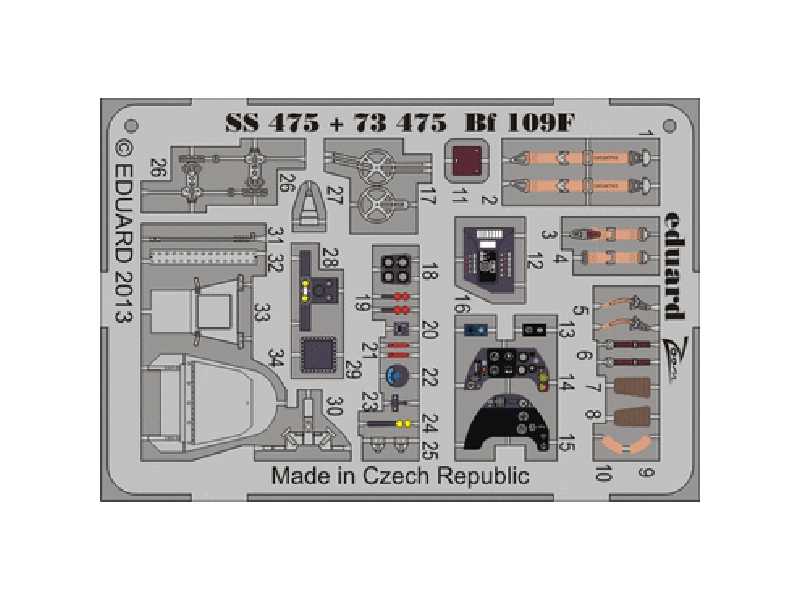 Bf 109F S. A. 1/72 - Zvezda - zdjęcie 1 Bf 109F S. A. 1/72 - Zvezda - zdjęcie 1