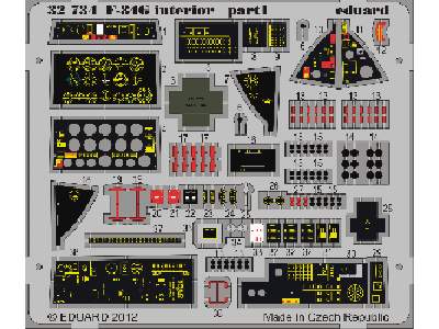 F-84G interior S. A. 1/32 - Hobby Boss - zdjęcie 1