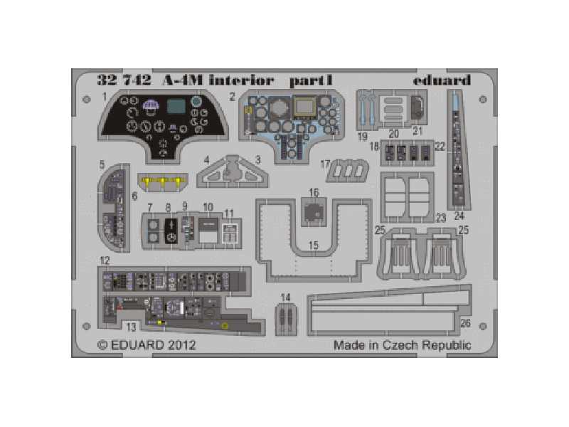 A-4M interior S. A. 1/32 - Trumpeter - zdjęcie 1 A-4M interior S. A. 1/32 - Trumpeter - zdjęcie 1