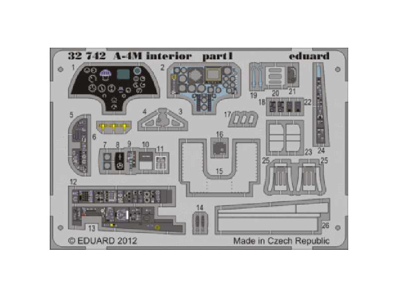 A-4M interior S. A. 1/32 - Trumpeter - zdjęcie 1