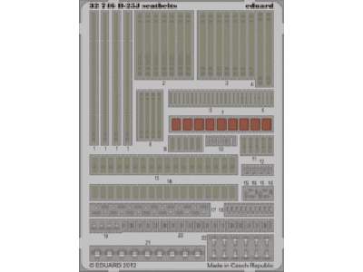 B-25J seatbelts 1/32 - Hk Models - zdjęcie 1