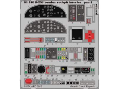 B-25J bomber cockpit interior S. A. 1/32 - Hk Models - zdjęcie 1