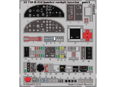 B-25J bomber cockpit interior S. A. 1/32 - Hk Models - zdjęcie 2