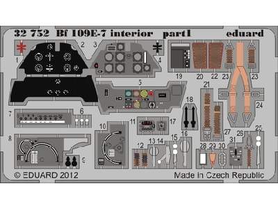 Bf 109E-7 interior 1/32 - Trumpeter - zdjęcie 1