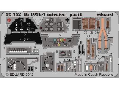 Bf 109E-7 interior 1/32 - Trumpeter - zdjęcie 2