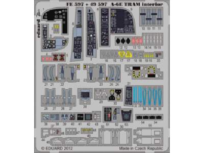 A-6E TRAM interior S. A. 1/48 - Kinetic - zdjęcie 1