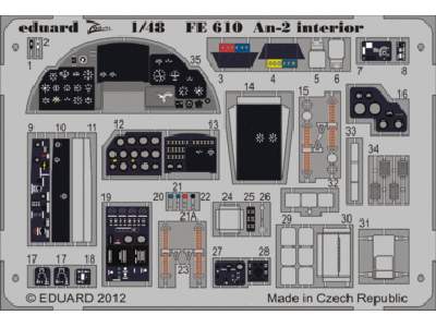 An-2 interior S. A. 1/48 - Hobby Boss - zdjęcie 1