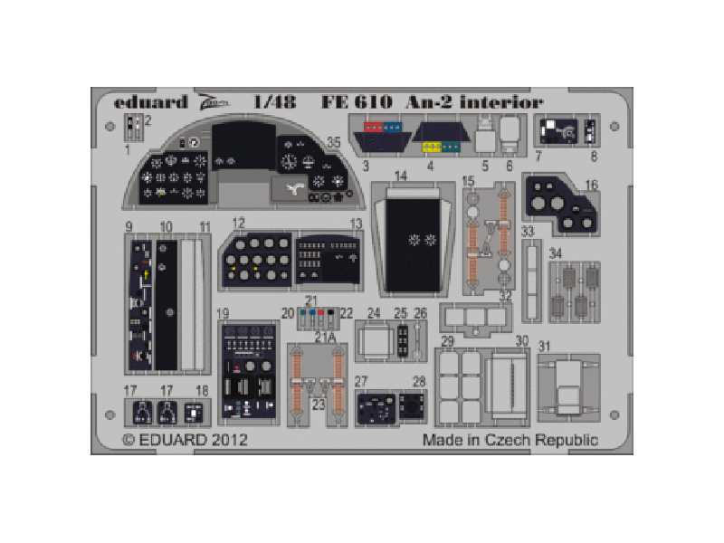 An-2 interior S. A. 1/48 - Hobby Boss - zdjęcie 1 An-2 interior S. A. 1/48 - Hobby Boss - zdjęcie 1