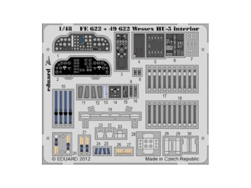 Wessex HU.5 interior S. A. 1/48 - Italeri - zdjęcie 1