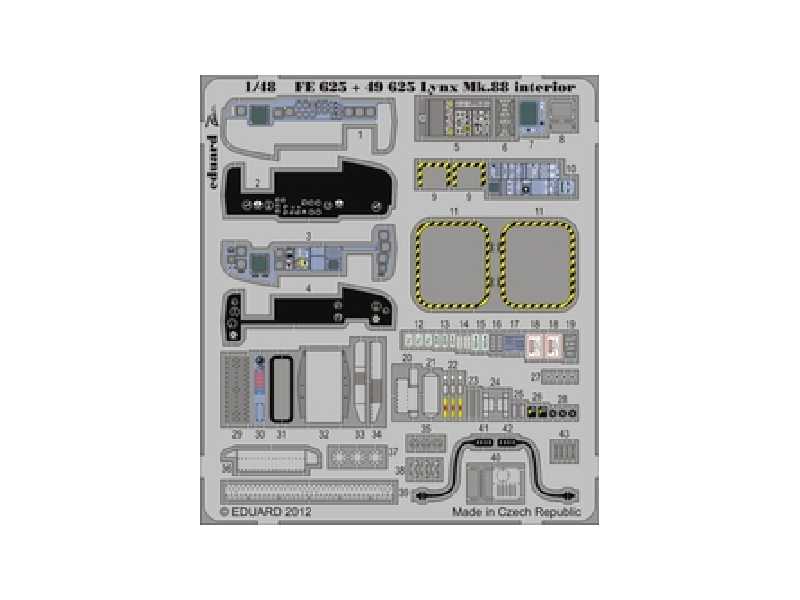 Lynx Mk.88 interior S. A. 1/48 - Airfix - zdjęcie 1 Lynx Mk.88 interior S. A. 1/48 - Airfix - zdjęcie 1