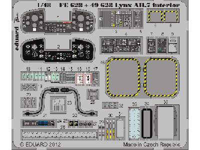 Lynx AH.7 interior S. A. 1/48 - Airfix - zdjęcie 1