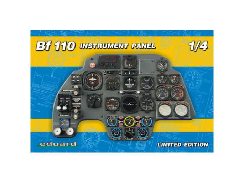 Bf 110 INSTRUMENT PANEL 1/4 - zdjęcie 1 Bf 110 INSTRUMENT PANEL 1/4 - zdjęcie 1