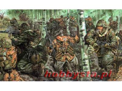 Figurki Niemieckie oddziały elitarne II Wojna Światowa - zdjęcie 1